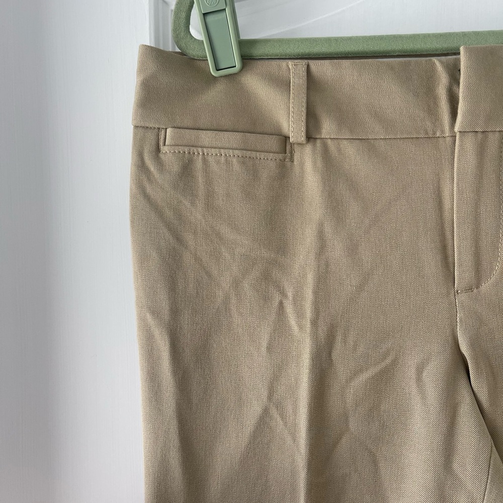 Banana Republic Sloan Ankle Pants Tan Stretch Career Trouser Women’s 8 - Picture 5 of 8